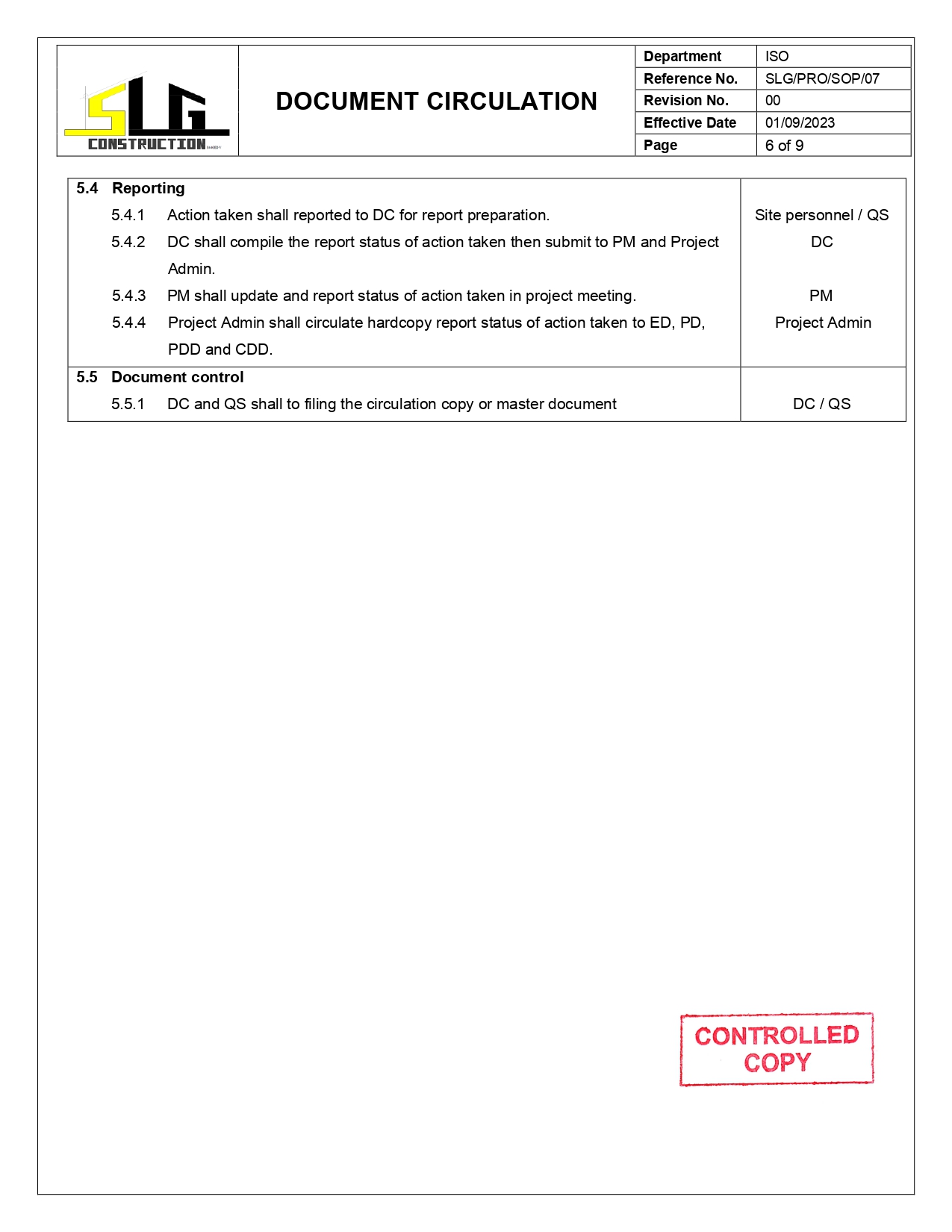 SLG-PRO-SOP Page 2